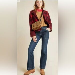 Pilcro High-Rise Utility Bootcut Jeans